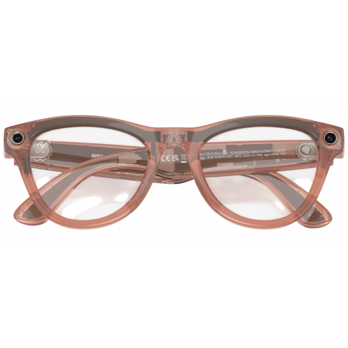 Умные очки Ray-Ban Meta* Skyler Gen 2 Shiny Peach, Фотохромные линзы Clear to Brown Transitions (RW4014)